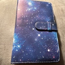 Leather Space Themed Photo Album For 108 Pocket Sized 3  Pictures