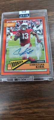2018 Honors Classics CHRISTIAN KIRK Rookie Auto SSP # 1/10! Cardinals!