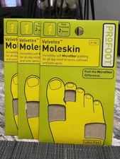 PROFOOT VELVETEX MOLESKIN MICROFIBER PADDING 3 PKGS (6 SHEETS TOTAL) - NEW
