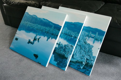 Beautiful Mono Lake Triptych (3 Panels Canvas 20" x 20") Wall Art RARE - HARD TO - Picture 8 of 10