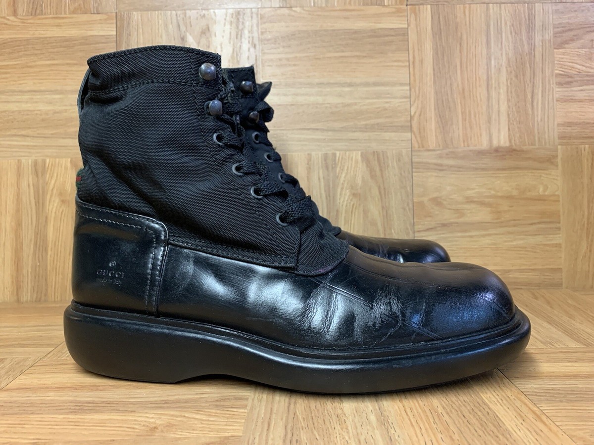 FW1999 GUCCI MEN COMBAT BOOTS 27.0 FW1999 GUCCI MEN COMBAT BOOTS 27.0