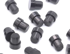 Push in Rubber Feet Universal Applications Black  4 Sizes   4 Feet per pack