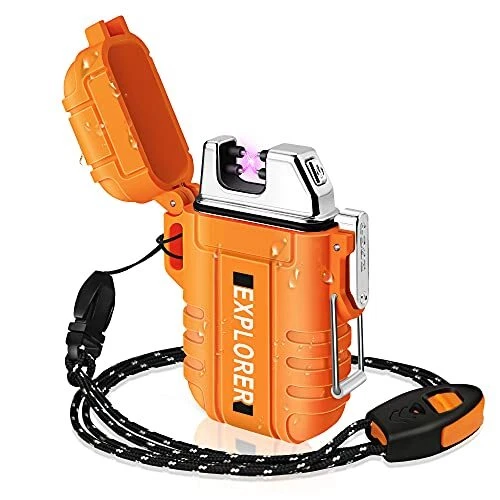 lafagiet USB Rechargeable Lighter Waterproof Arc Lighters for