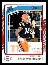 2024 Donruss #392 Casey Washington Rookie Card Atlanta Falcons