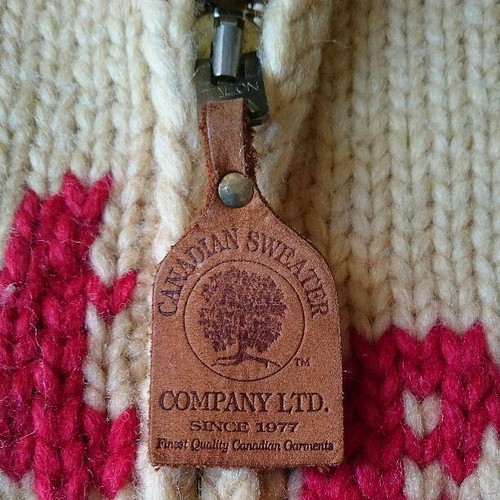 Canadian Sweater Dead Bear Limited Cowichan Sweater Grateful Dead Very Rare - Picture 3 of 4