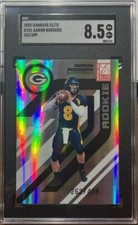 SGC 8.5 2005 DONRUSS ELITE AARON RODGERS SP ROOKIE #262/499 CARD 101 PACKERS HOT
