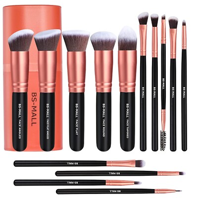 Makeup Brushes BS-MALL Premium Synthetic Foundation Powder Concealers Eye Shadow