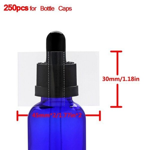 Heat Shrink Wrap Films- Shrink Seal Glass Bottle Liquid Dropper Bottles 200pcs - Picture 9 of 12