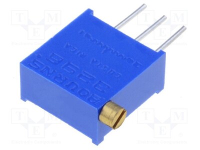 1 Stück, Potentiometer: für den Einbau 3296X-1-202LF /E2DE