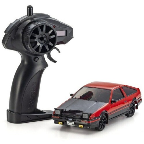 1:28 KYOSHO 66613 RC First Mini-Z Toyota Sprinter Trueno AE86 Red/Black RC Car - Picture 7 of 10