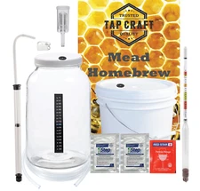 One Gallon Mead Starter Kit With a Wide Mouth Jug