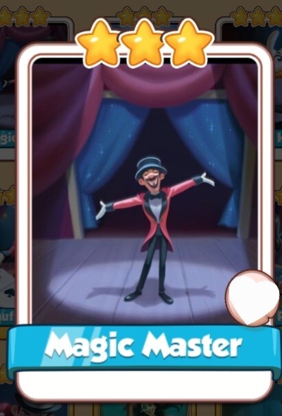 Magic Master,card from set Magic Act, Virtual Card,Coin