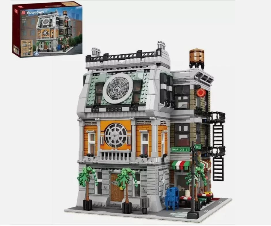 Klemmbausteine Gebäude Architektur Mould King 16037 3588 Teile Bricks Novatown