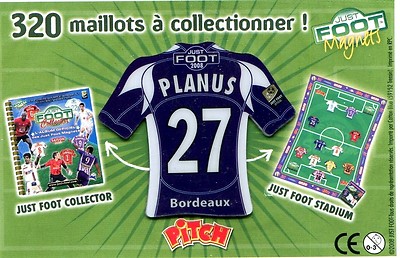 Aimant France Foot 2009 N°08 (Monaco) ADU - Carte Sportive Originale