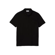 Lacoste Paris Regulsr Fit Stretch Men's Cotton T-shirt Black ph5522-51-031