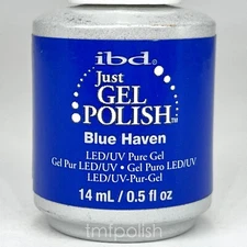 Brand New IBD Just Gel Nail Polish - Blue Haven - Full Size