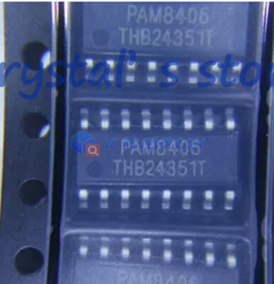 5PCS PAM8406DR IC AMP AUD 5W CLASS D/AB 16SOIC 8406 PAM8406