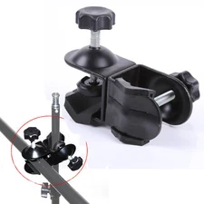 Heavy Duty Metal Dual Double C Clip Clamp for Photo Studio Boom Arm light Stand