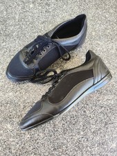 Versace Collection Men's Brown Laced Leather Dress Shoes Size 42 Size 9