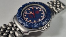 Vintage TAG Heuer Formula 1 Blue Dial 34mm Watch