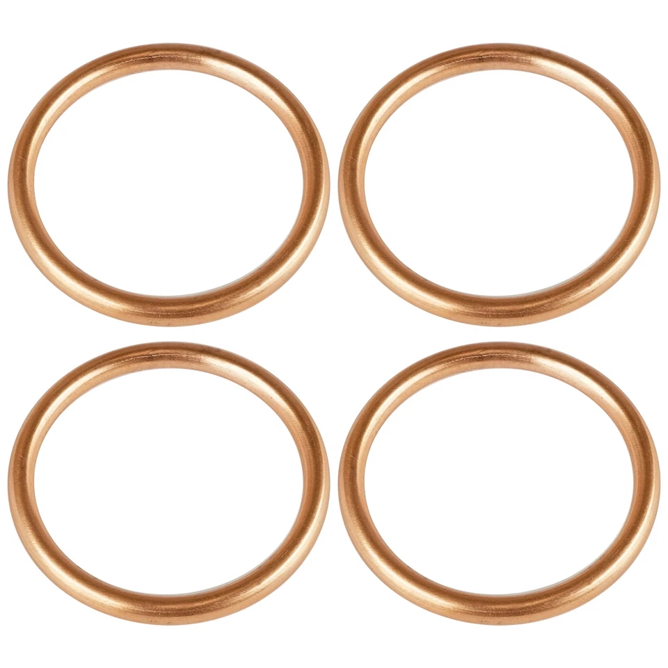 4-Pack Exhaust Pipe Gasket for Honda VF700C VF750C Magna 700 750 1982-1987 - Image 4 of 4