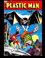 PLASTIC MAN 43: GOLDEN AGE SUPERHERO 1953 By Kari A Therrian  Magazines Comic
