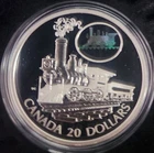 Canadian Mint The Scotia Transportation 2001 Built In 1861 Silver Dollar