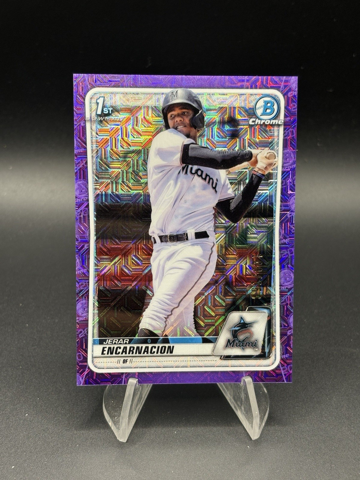 2020 Bowman Chrome Mega 1st Jerar Encarnacion Purple Mojo /250 #BCP-96