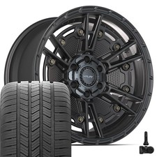 4ps01 20x9 Black Rims Goodyear Tires Tpms Set Fits Silverado Sierra 4ps01 20x9 Black Rims Goodyear Tires Tpms Set Fits Silverado Sierra