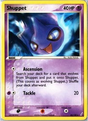Shuppet 40/100 EX Crystal Guardians Uncommon