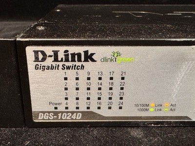 DGS-1024D D-LINK 8 PORTS 10/100/1000 GIGABIT ETHERNET SWITCH