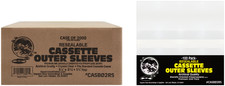  2,000 Cassette Sleeves Premium 2 mil RESEALABLE Polypropylene - CASB02RS