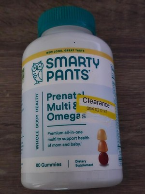 SmartyPant Prenatal Vitamins for Women, Multivitamin Gummies: Omega 3 !
