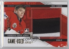 2013 ITG Heroes and Prospects Gold Jersey Montreal Card Show 1/1 Eric Comrie 2a8