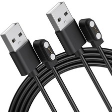 VeryFit Smartwatch Charger, 2 Pack Magnetic Charging Cable for IDW26 25 23 21 19