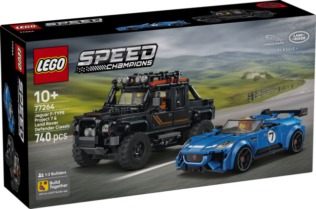 Lego Jaguar Project 7 Land Rover Defender Speed Champions Building Block - Jag Lr Defender - Image 4