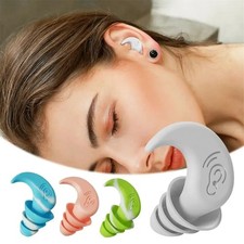 Silicone Ear Plugs Anti Noise Waterproof Sleeping Swimming Earplugs