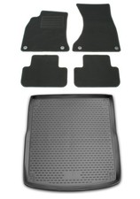 Fußmatten Kofferraumwanne für Audi A4 B8 8K Avant 2008-2015 im Set Automatten