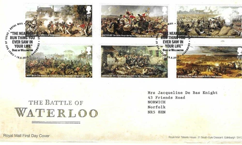 GB Comm/FDC - The Battle of Waterloo - Edinburgh -  2015 (RM991)