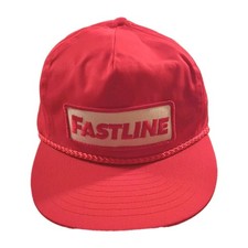Vintage Fastline Hat Farm Snapback Trucker Cap Nissan