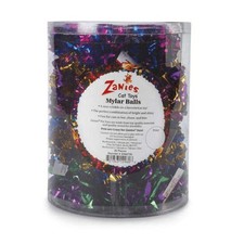 Mylar Balls Cats Toys 35 PCS Canister Crinkle Play Kitten Fun