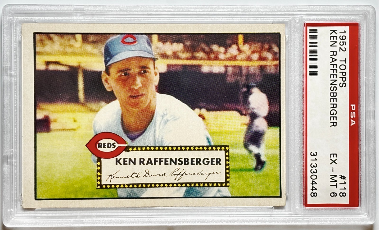 1952 Topps #118 Ken Raffensberger PSA 6