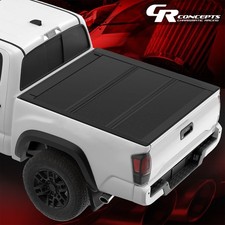 5Ft Bed Hard Low Profile Hard Tri Fold Tonneau Cover for 2016-2023 Toyota Tacoma