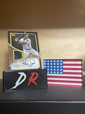 Khris Davis, 2019 Topps Series 1 Reverence Patch Autograph #05/10, OAK, #TRAP-KD