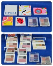 Mixed Lot 7 Clinique Eye Shadow  Blush Makeup Compacts Duo, Quad, Colour Surge