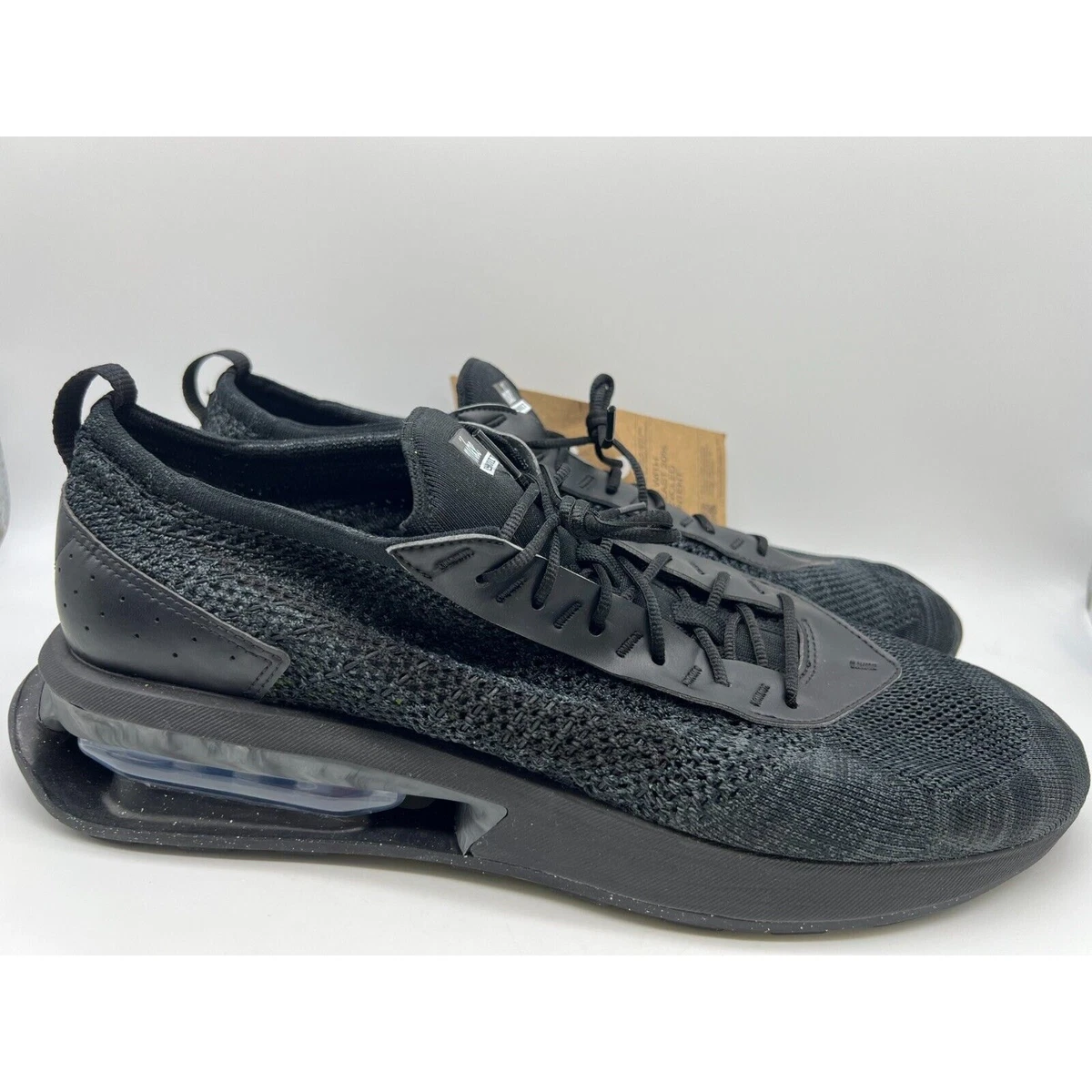 Nike Air Max Flyknit Racer Triple Black for Sale | Authenticity