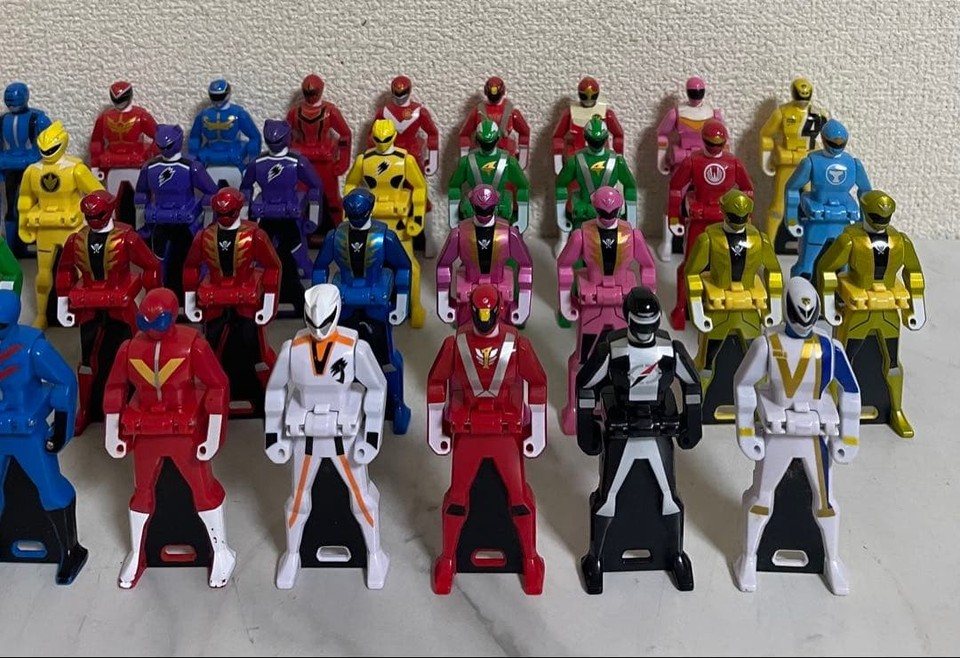 Power Rangers Ranger Key Lot Bandai Super Sentai Key Set Bulk Sale Only ...