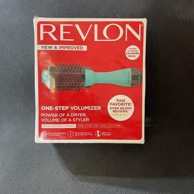 New open box Revlon Teal one step volumizer drying power multi-heat oval design