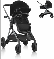 Evenflo Pivot Xpand Modular Stroller (Ayrshire Black)