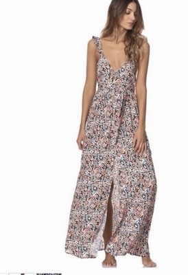 MAAJI SELF LOVING MAXI DRESS Size Medium Sleeveless beach Vacation Summer